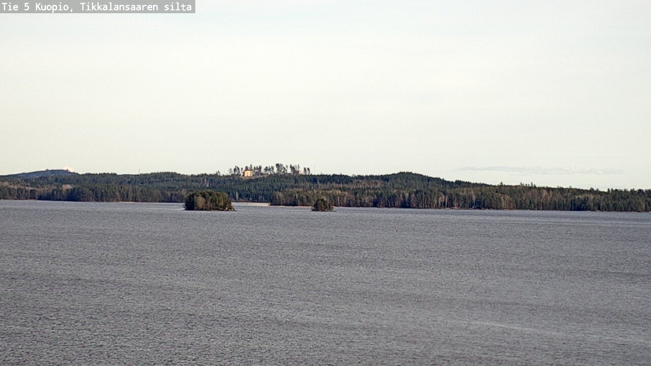 Weather Camera Image Väg 5 Kuopio, Tikkalansaari, Kuopio, Pohjois-Savo