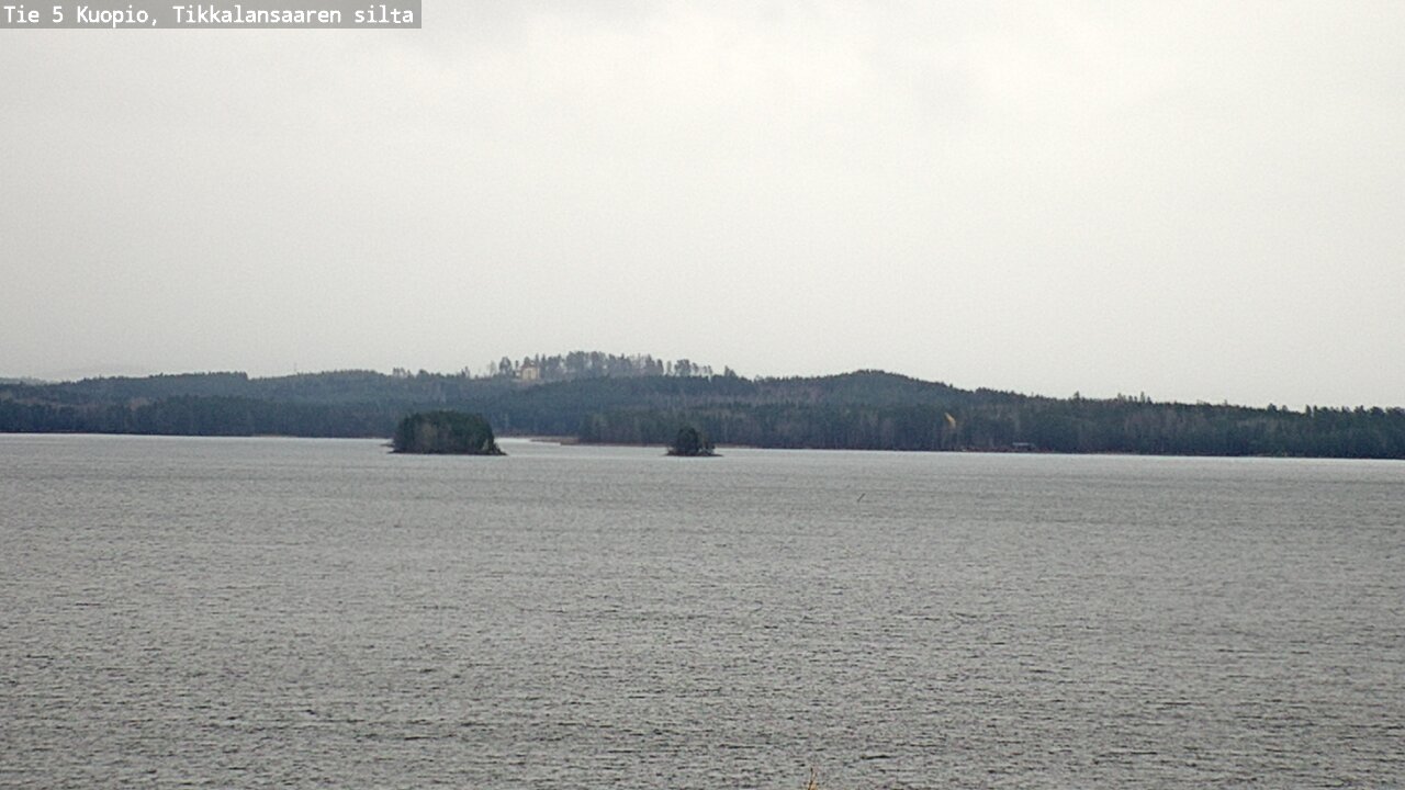 Weather Camera Image Väg 5 Kuopio, Tikkalansaari, Kuopio, Pohjois-Savo