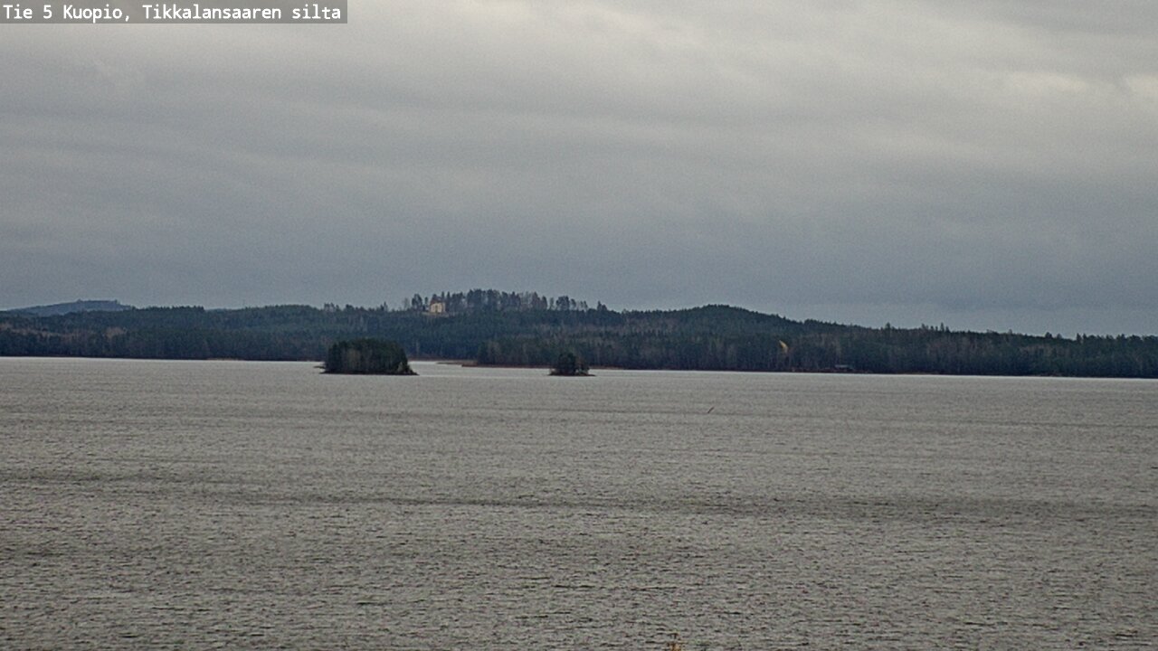 Weather Camera Image Väg 5 Kuopio, Tikkalansaari, Kuopio, Pohjois-Savo