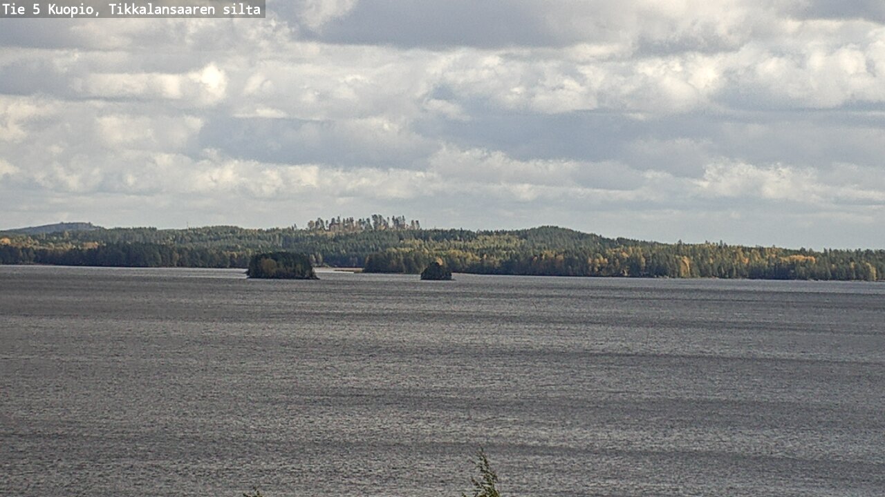 Weather Camera Image Road 5 Kuopio, Tikkalansaari, Kuopio, Pohjois-Savo