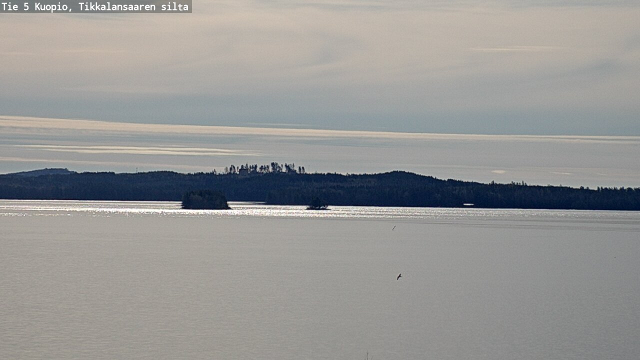 Weather Camera Image Väg 5 Kuopio, Tikkalansaari, Kuopio, Pohjois-Savo