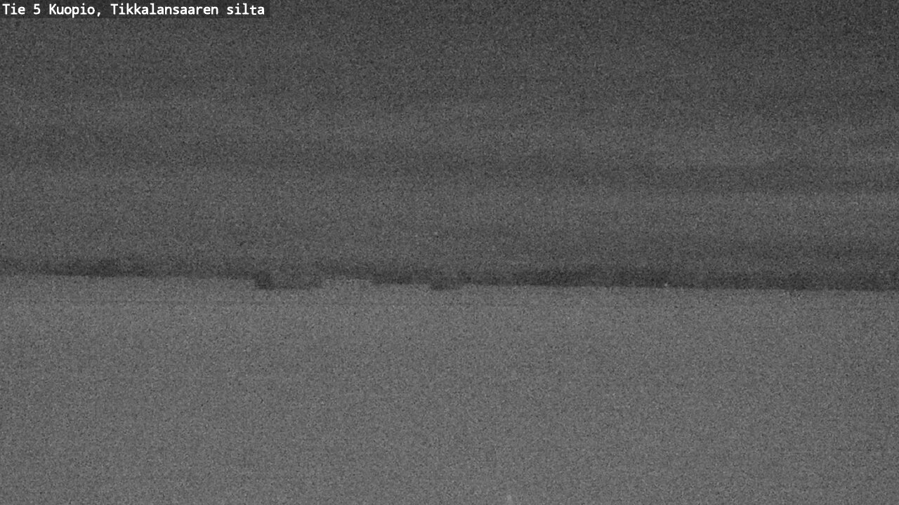 Weather Camera Image Road 5 Kuopio, Tikkalansaari, Kuopio, Pohjois-Savo