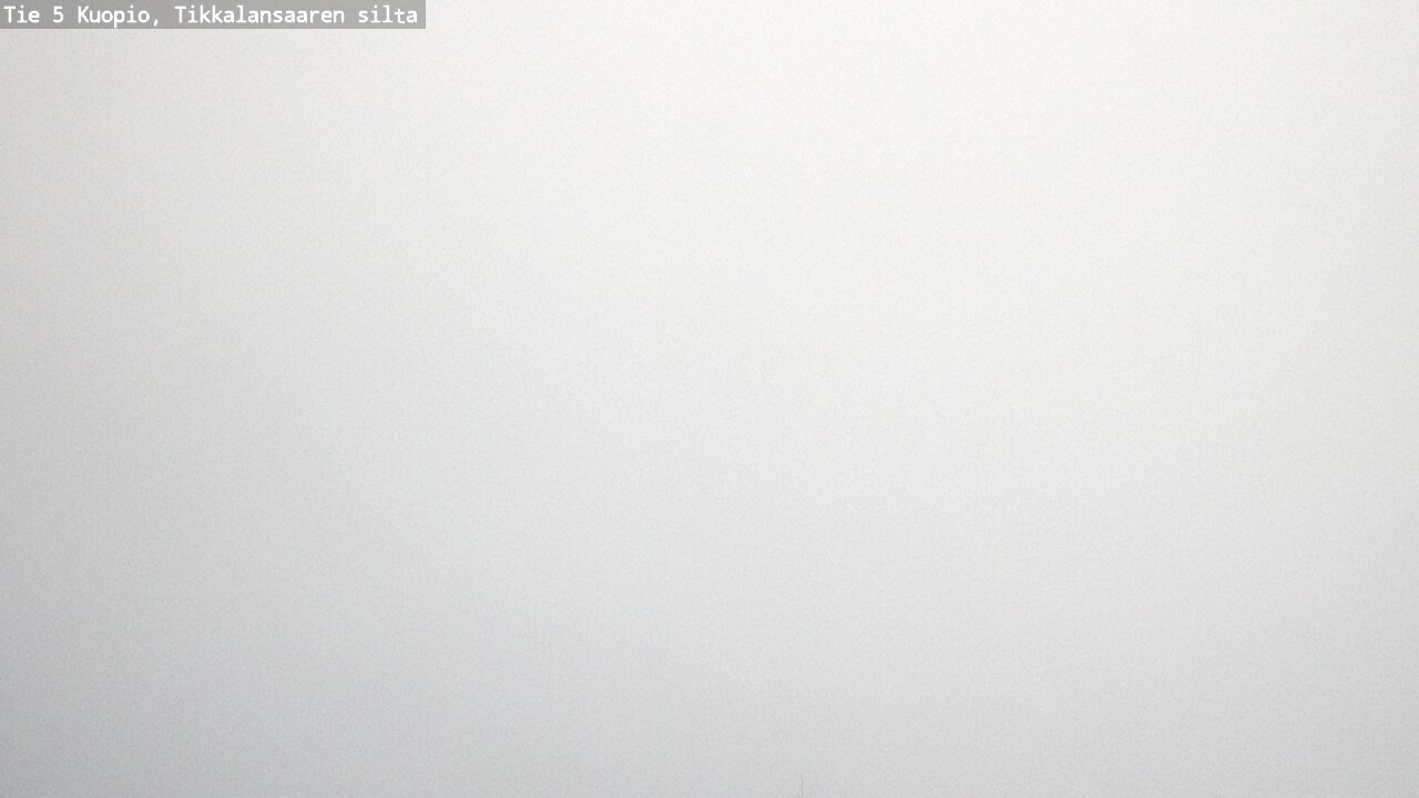 Weather Camera Image Road 5 Kuopio, Tikkalansaari, Kuopio, Pohjois-Savo