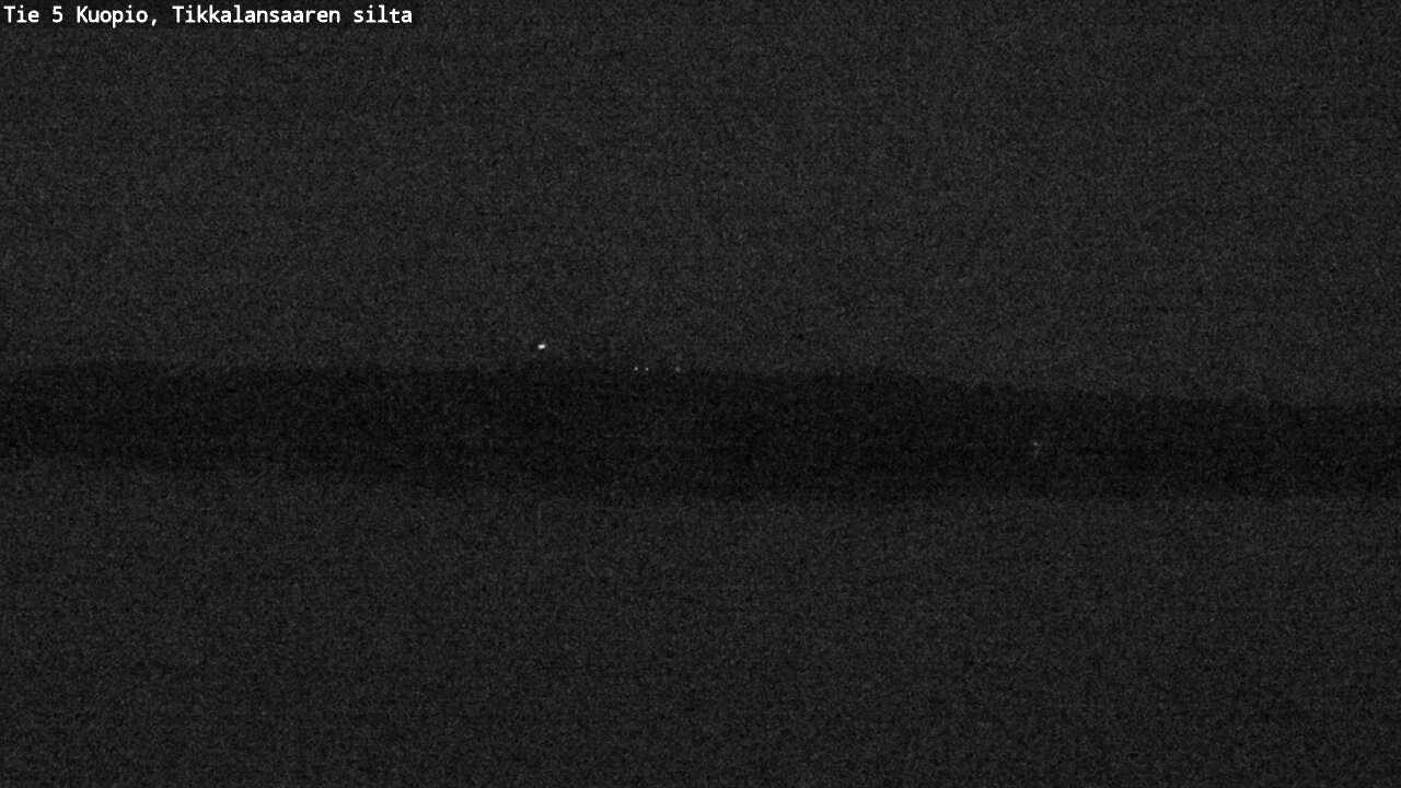 Weather Camera Image Road 5 Kuopio, Tikkalansaari, Kuopio, Pohjois-Savo