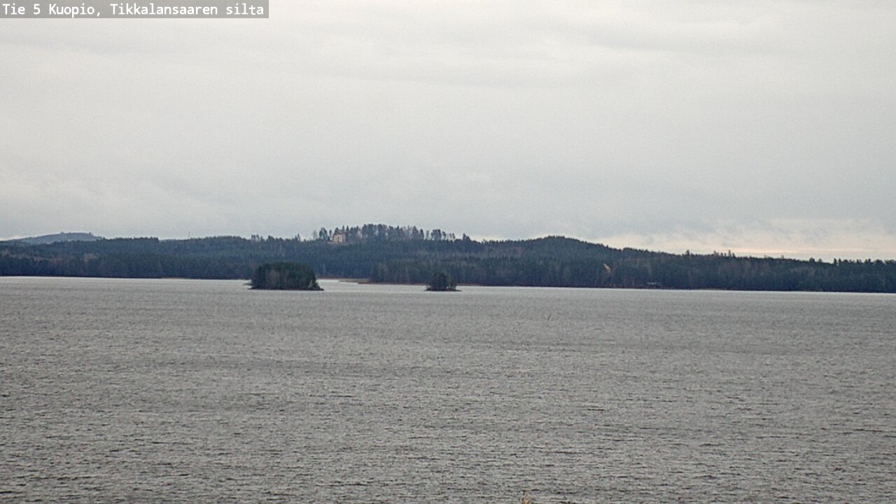 Weather Camera Image Väg 5 Kuopio, Tikkalansaari, Kuopio, Pohjois-Savo