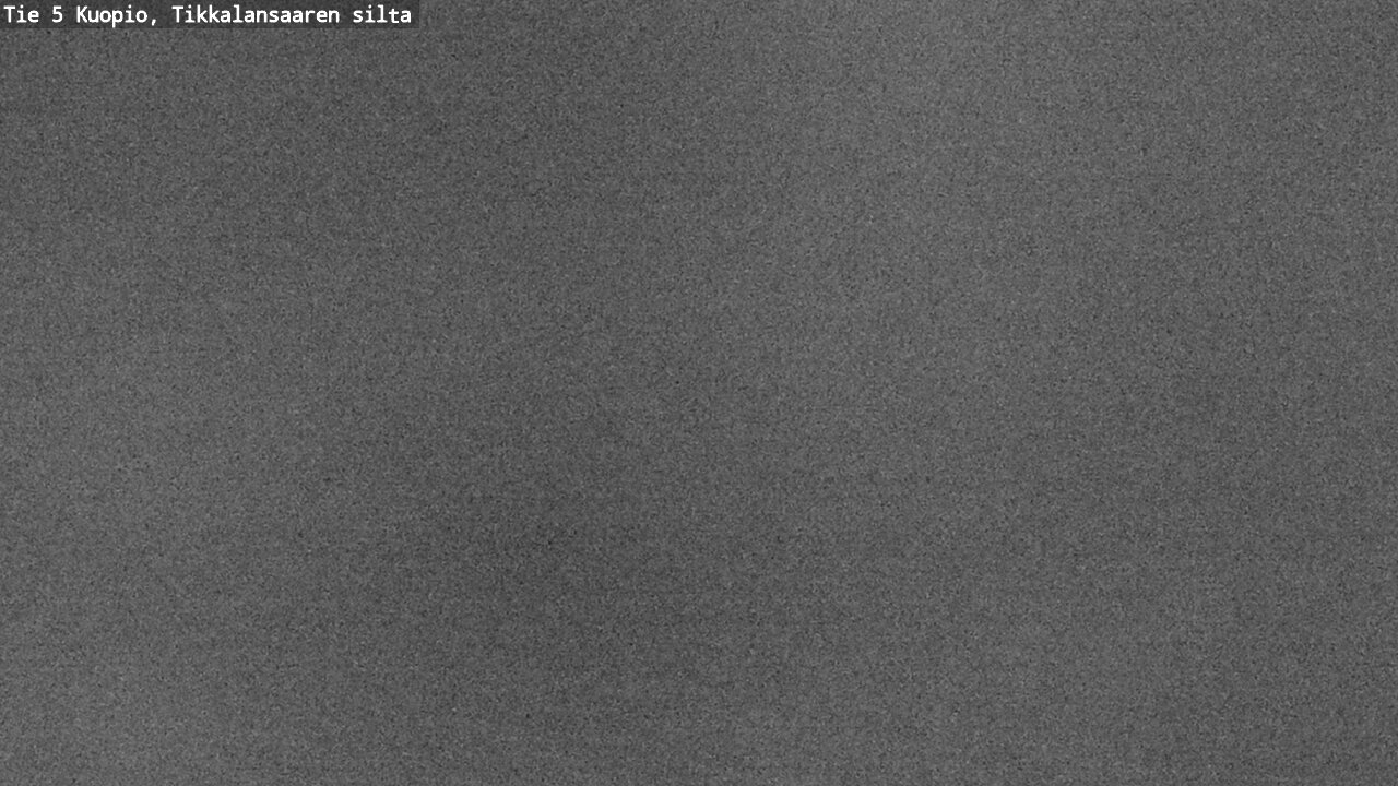 Weather Camera Image Road 5 Kuopio, Tikkalansaari, Kuopio, Pohjois-Savo