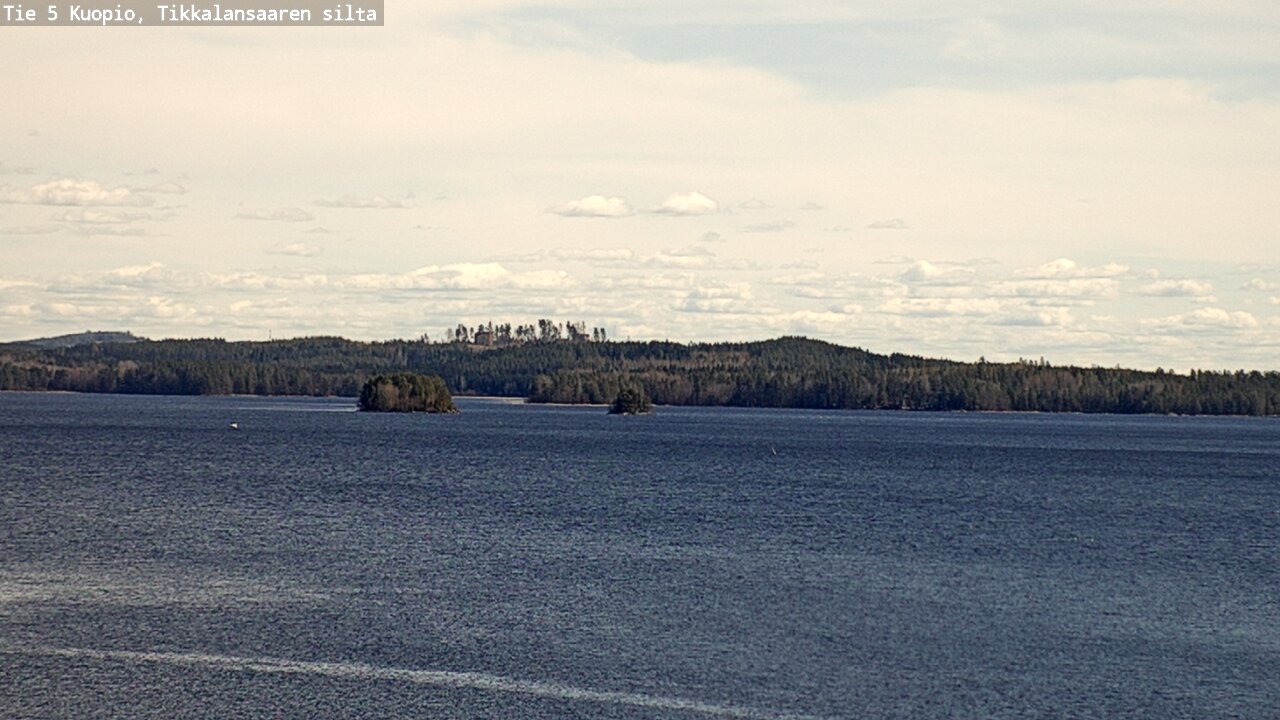 Weather Camera Image Väg 5 Kuopio, Tikkalansaari, Kuopio, Pohjois-Savo