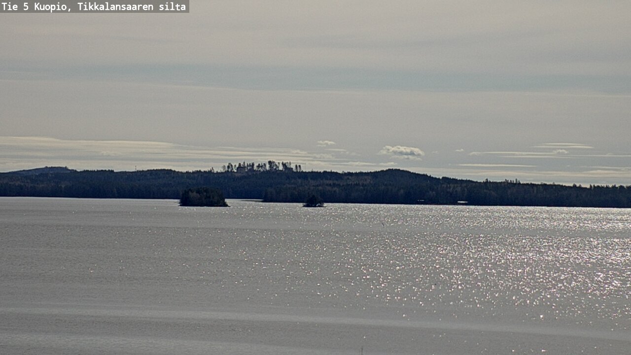 Weather Camera Image Väg 5 Kuopio, Tikkalansaari, Kuopio, Pohjois-Savo