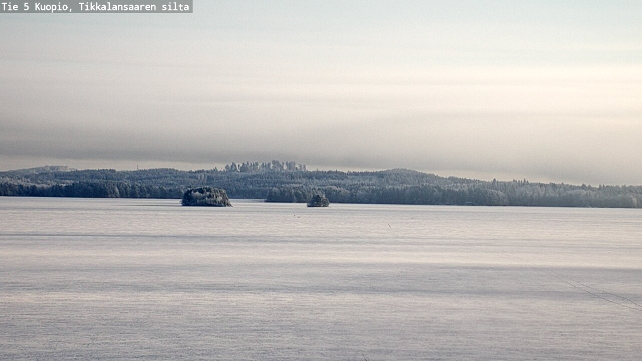 Weather Camera Image Väg 5 Kuopio, Tikkalansaari, Kuopio, Pohjois-Savo