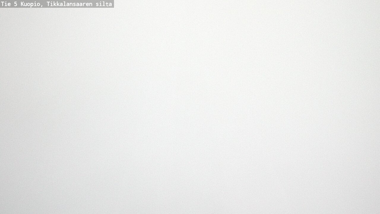 Weather Camera Image Road 5 Kuopio, Tikkalansaari, Kuopio, Pohjois-Savo