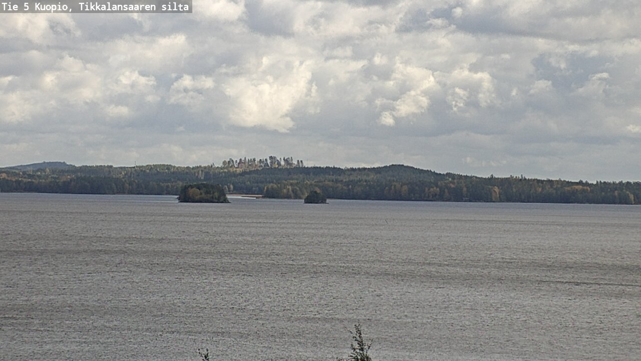 Weather Camera Image Road 5 Kuopio, Tikkalansaari, Kuopio, Pohjois-Savo