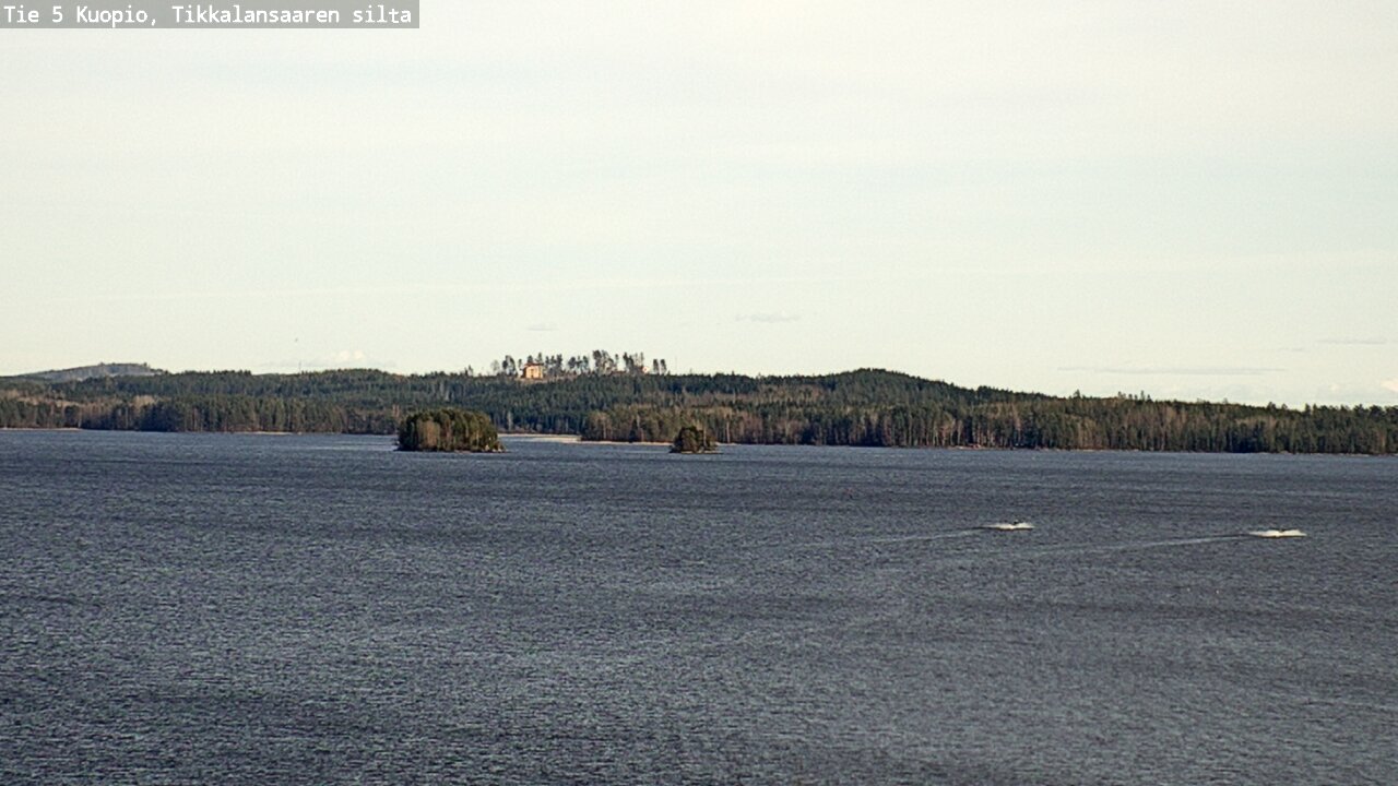 Weather Camera Image Väg 5 Kuopio, Tikkalansaari, Kuopio, Pohjois-Savo