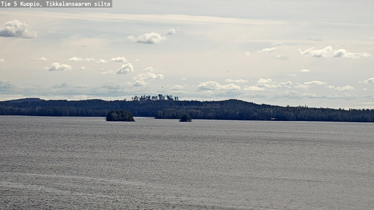 Weather Camera Image Väg 5 Kuopio, Tikkalansaari, Kuopio, Pohjois-Savo