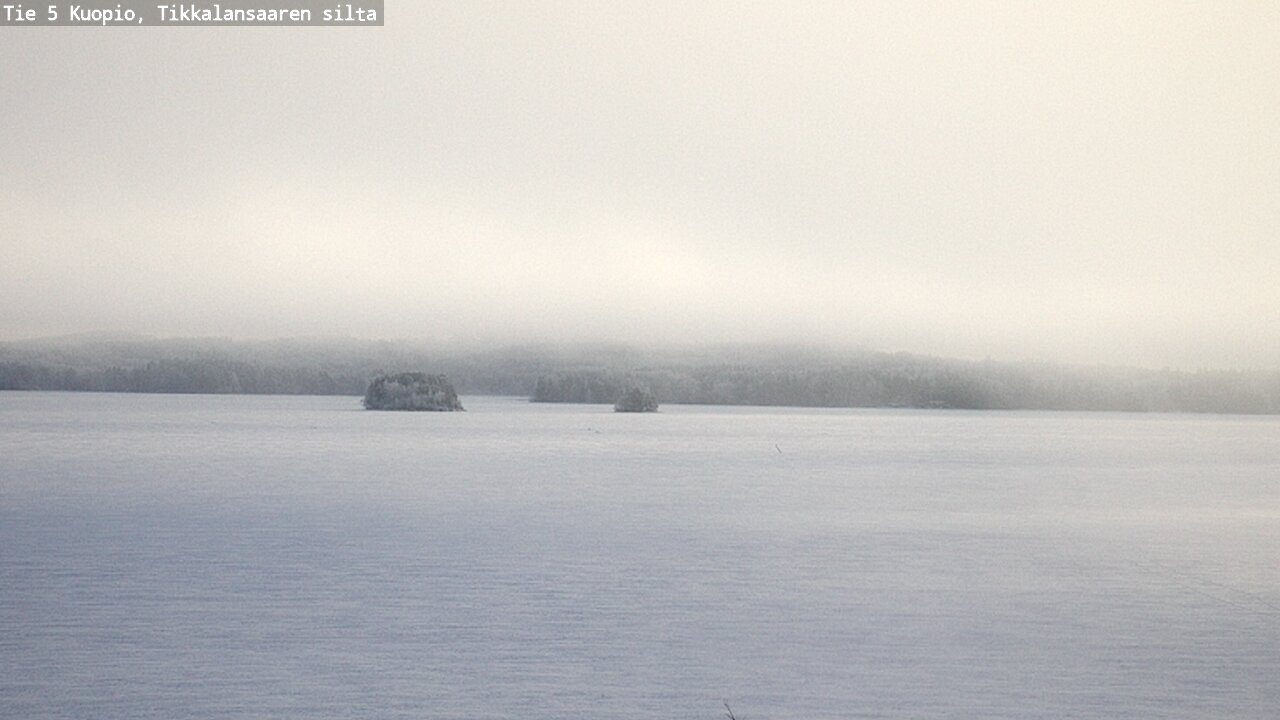 Weather Camera Image Väg 5 Kuopio, Tikkalansaari, Kuopio, Pohjois-Savo
