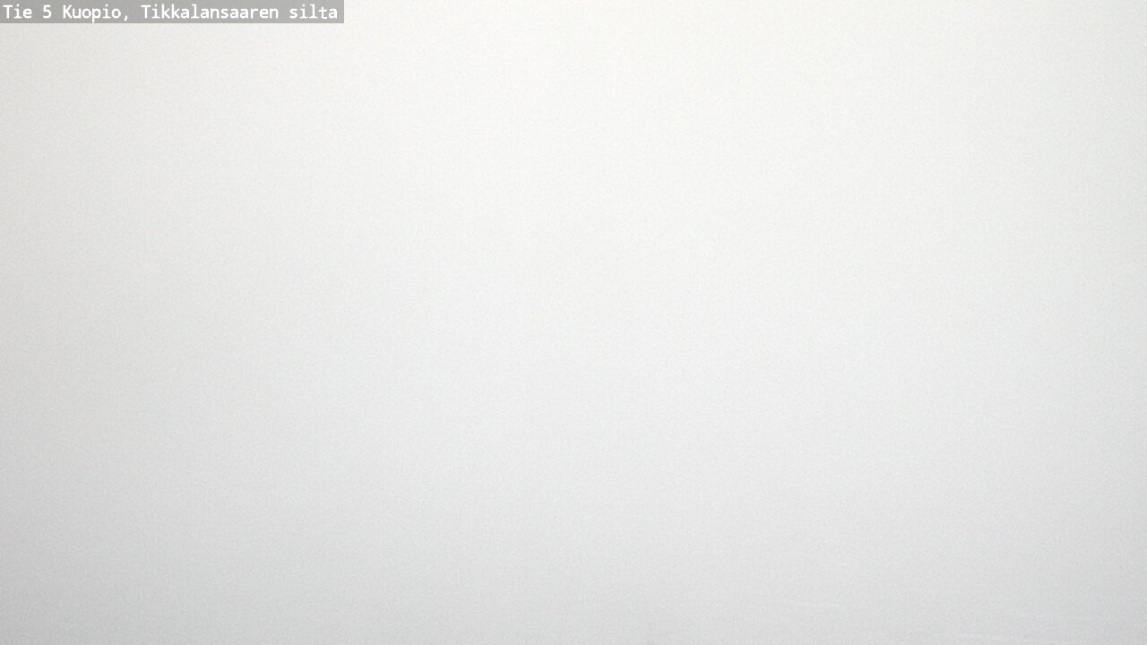 Weather Camera Image Road 5 Kuopio, Tikkalansaari, Kuopio, Pohjois-Savo