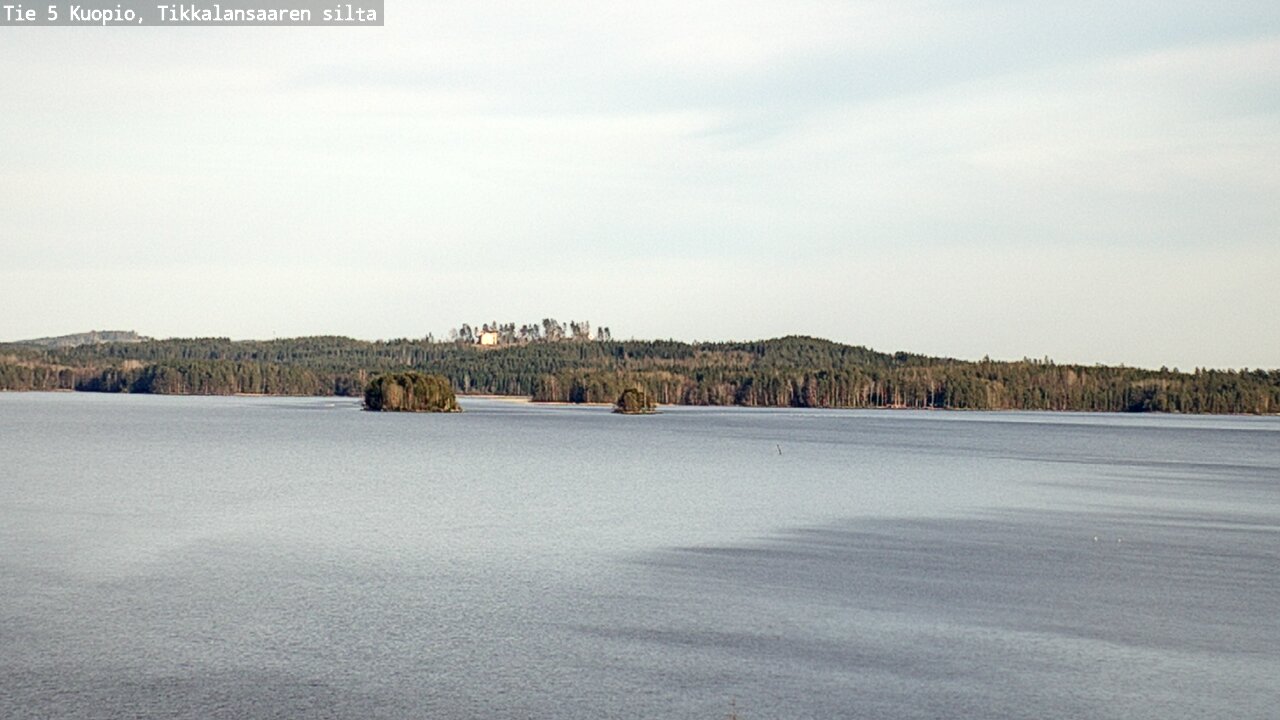 Weather Camera Image Väg 5 Kuopio, Tikkalansaari, Kuopio, Pohjois-Savo