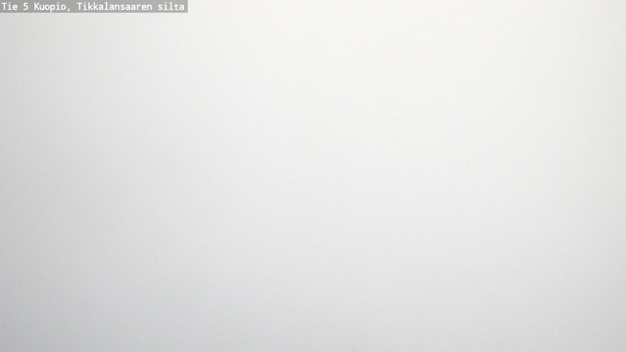 Weather Camera Image Road 5 Kuopio, Tikkalansaari, Kuopio, Pohjois-Savo
