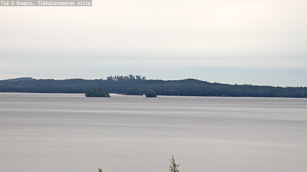Weather Camera Image Väg 5 Kuopio, Tikkalansaari, Kuopio, Pohjois-Savo