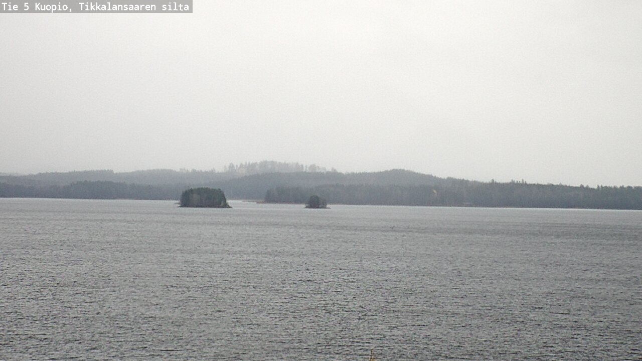 Weather Camera Image Väg 5 Kuopio, Tikkalansaari, Kuopio, Pohjois-Savo