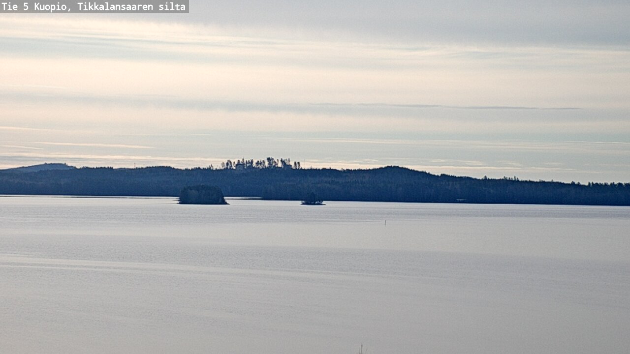 Weather Camera Image Väg 5 Kuopio, Tikkalansaari, Kuopio, Pohjois-Savo