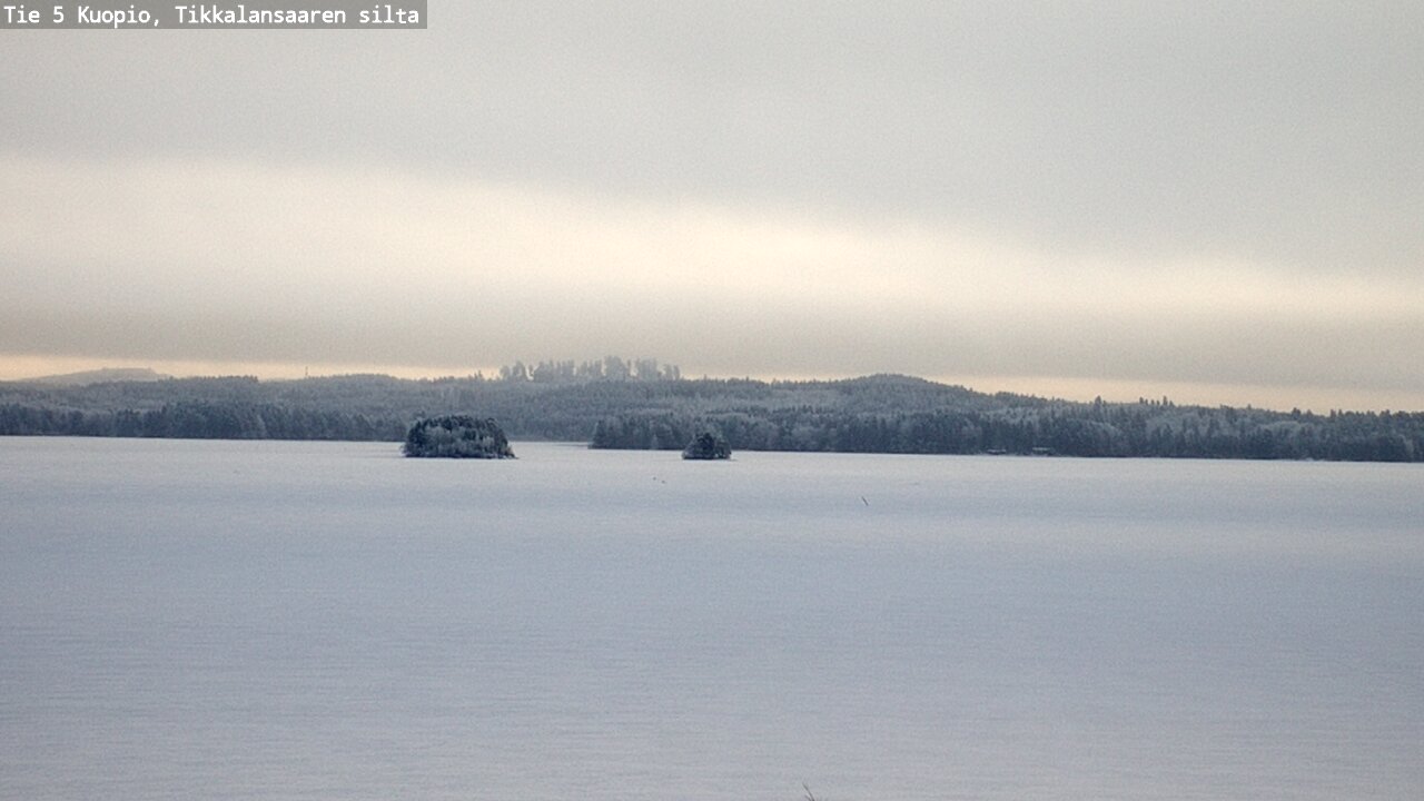 Weather Camera Image Väg 5 Kuopio, Tikkalansaari, Kuopio, Pohjois-Savo