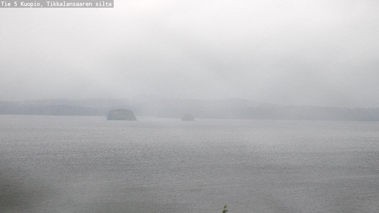 Weather Camera Image Väg 5 Kuopio, Tikkalansaari, Kuopio, Pohjois-Savo