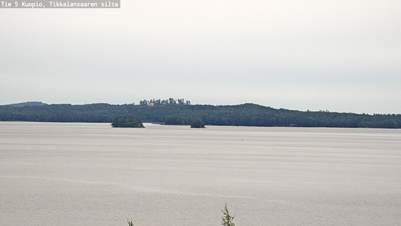 Weather Camera Image Väg 5 Kuopio, Tikkalansaari, Kuopio, Pohjois-Savo