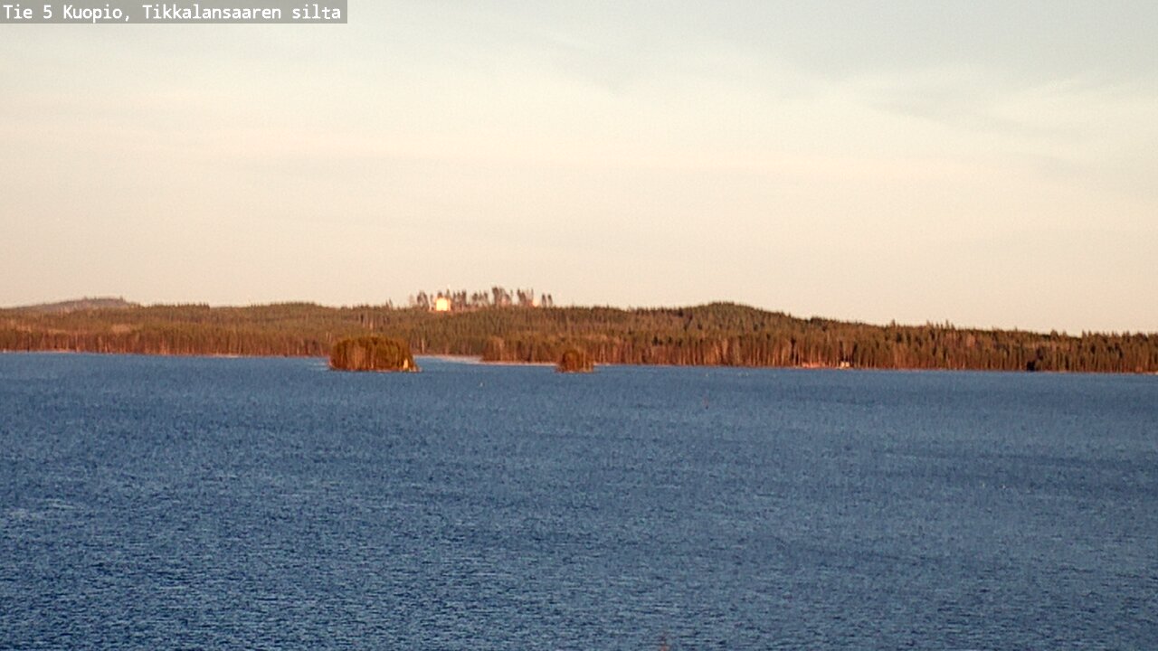 Weather Camera Image Väg 5 Kuopio, Tikkalansaari, Kuopio, Pohjois-Savo