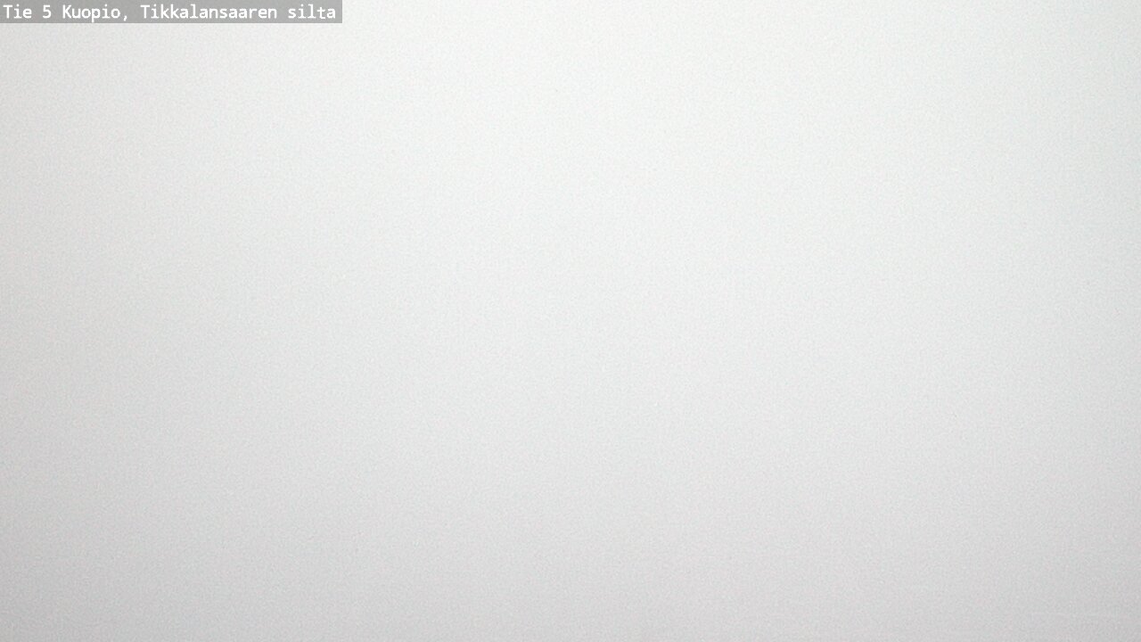 Weather Camera Image Road 5 Kuopio, Tikkalansaari, Kuopio, Pohjois-Savo