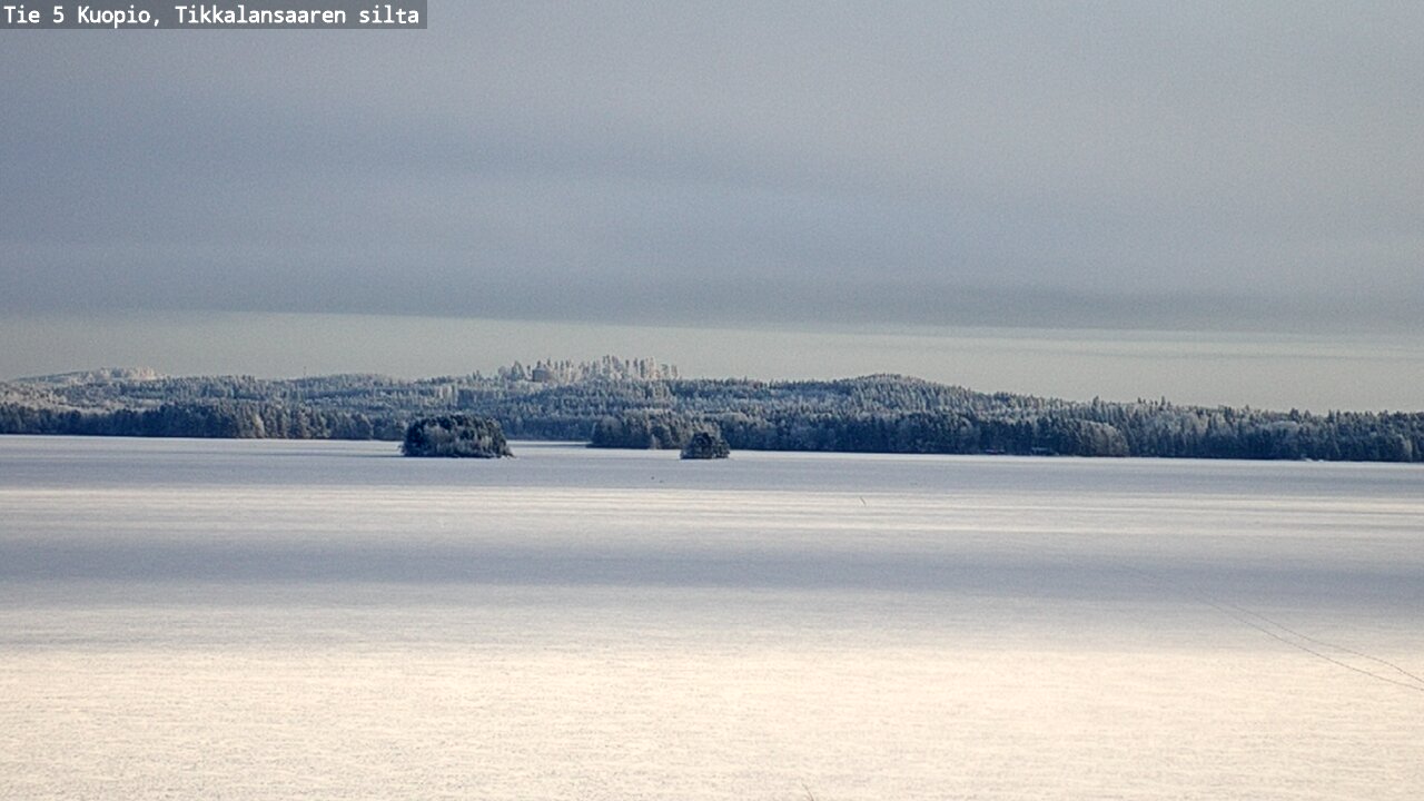 Weather Camera Image Väg 5 Kuopio, Tikkalansaari, Kuopio, Pohjois-Savo