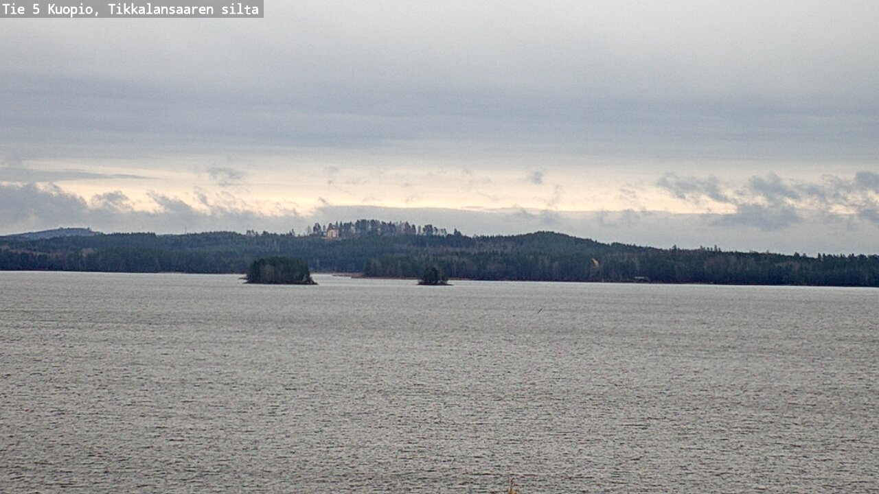 Weather Camera Image Väg 5 Kuopio, Tikkalansaari, Kuopio, Pohjois-Savo