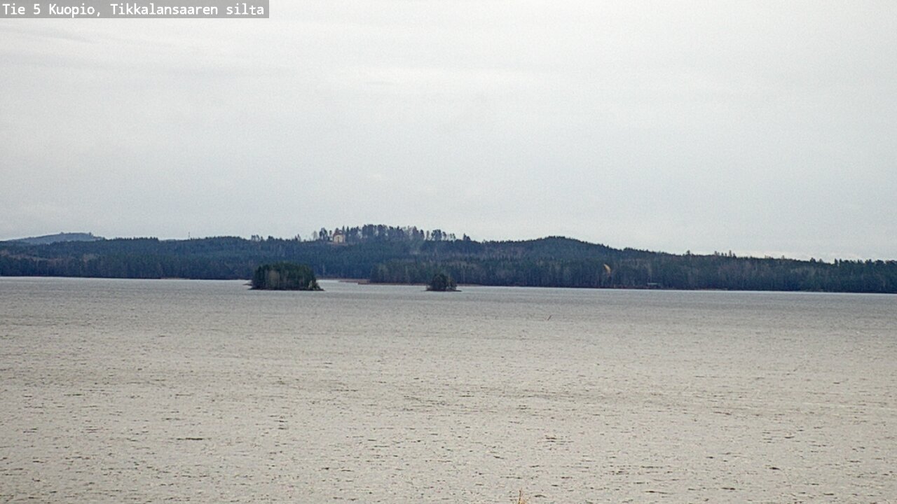 Weather Camera Image Väg 5 Kuopio, Tikkalansaari, Kuopio, Pohjois-Savo