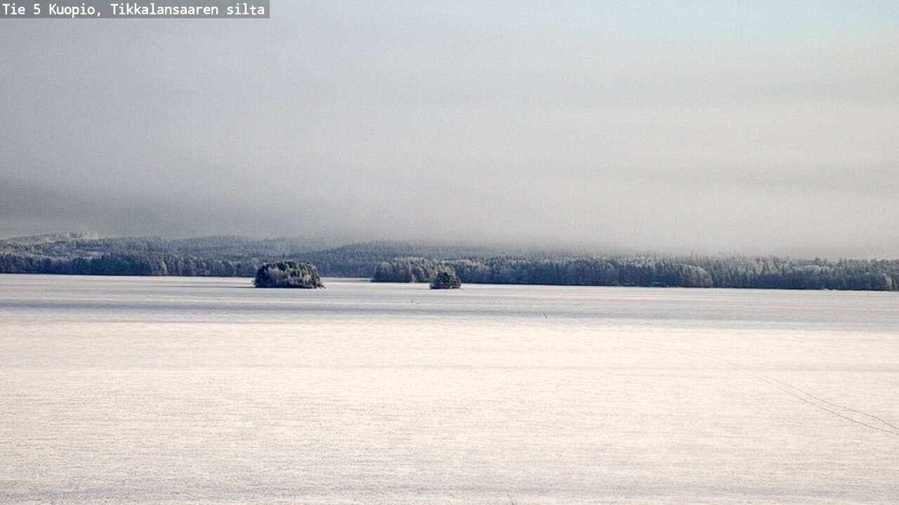 Weather Camera Image Väg 5 Kuopio, Tikkalansaari, Kuopio, Pohjois-Savo