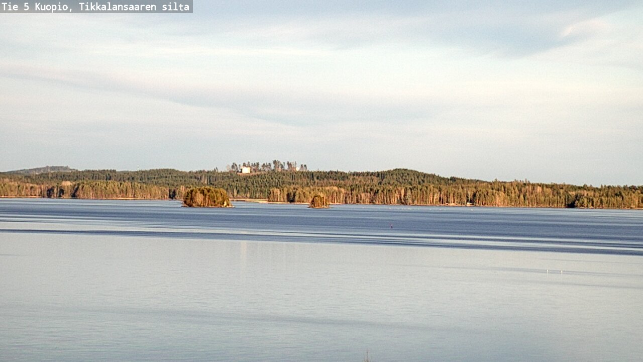 Weather Camera Image Väg 5 Kuopio, Tikkalansaari, Kuopio, Pohjois-Savo