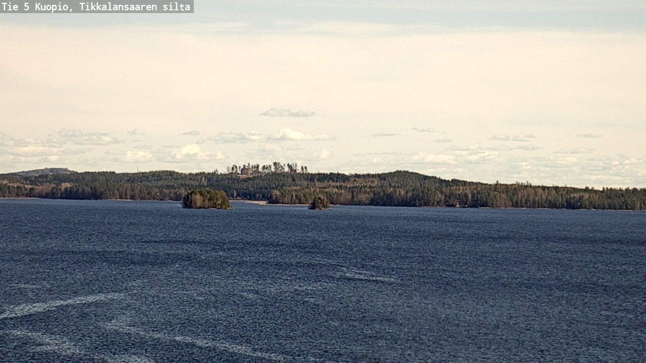 Weather Camera Image Väg 5 Kuopio, Tikkalansaari, Kuopio, Pohjois-Savo