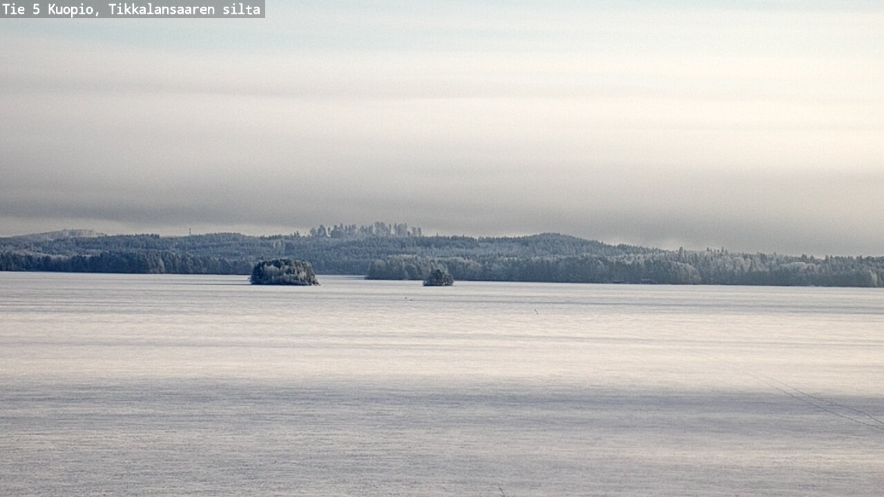 Weather Camera Image Väg 5 Kuopio, Tikkalansaari, Kuopio, Pohjois-Savo