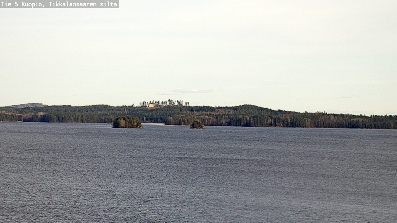 Weather Camera Image Väg 5 Kuopio, Tikkalansaari, Kuopio, Pohjois-Savo
