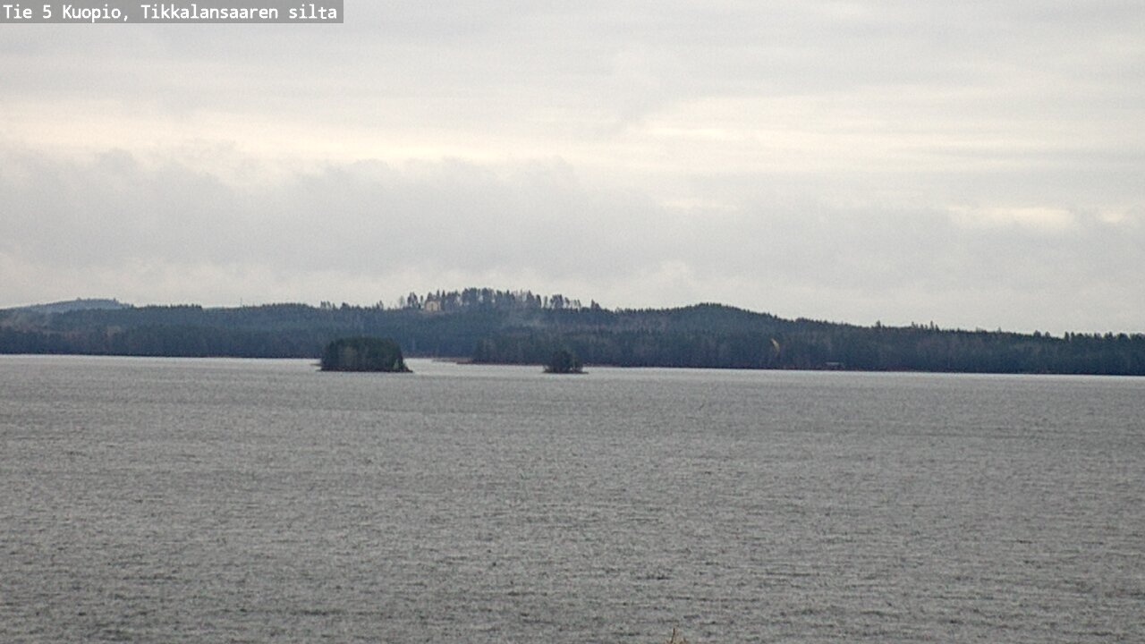 Weather Camera Image Väg 5 Kuopio, Tikkalansaari, Kuopio, Pohjois-Savo