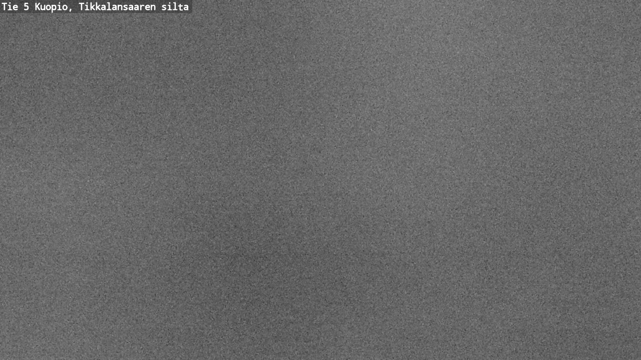 Weather Camera Image Road 5 Kuopio, Tikkalansaari, Kuopio, Pohjois-Savo