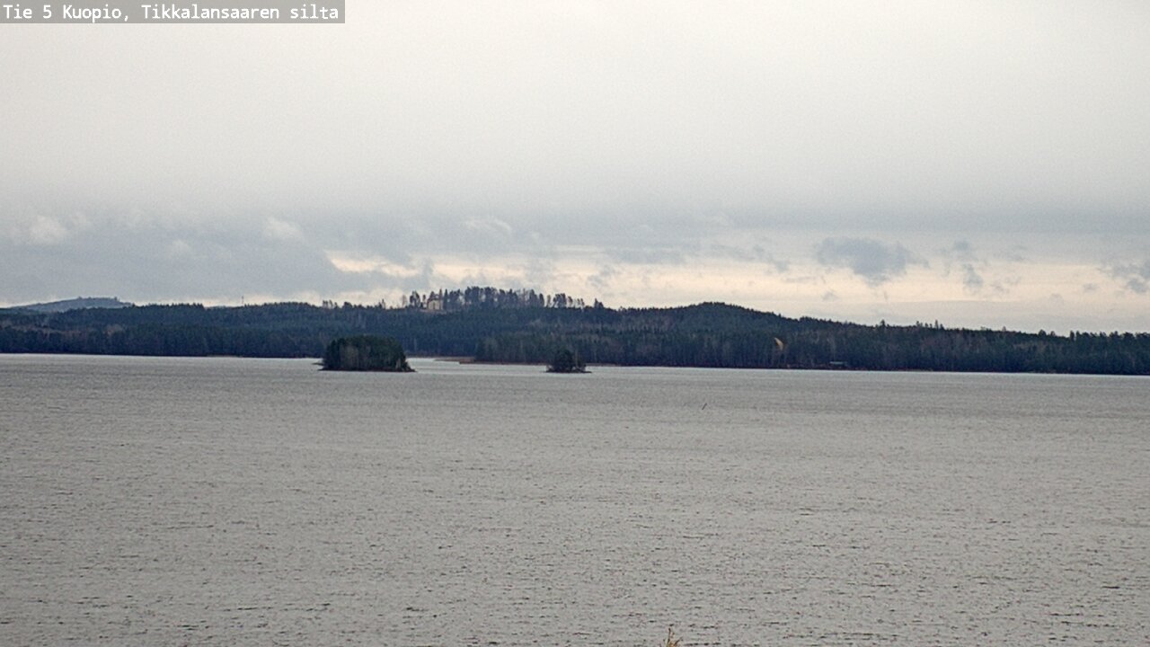 Weather Camera Image Väg 5 Kuopio, Tikkalansaari, Kuopio, Pohjois-Savo