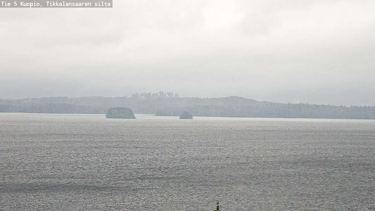Weather Camera Image Väg 5 Kuopio, Tikkalansaari, Kuopio, Pohjois-Savo