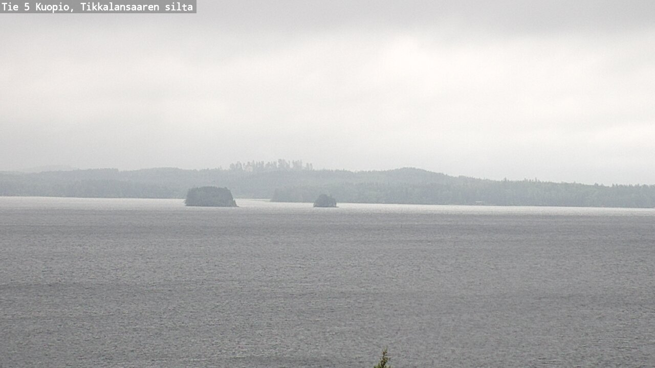 Weather Camera Image Väg 5 Kuopio, Tikkalansaari, Kuopio, Pohjois-Savo