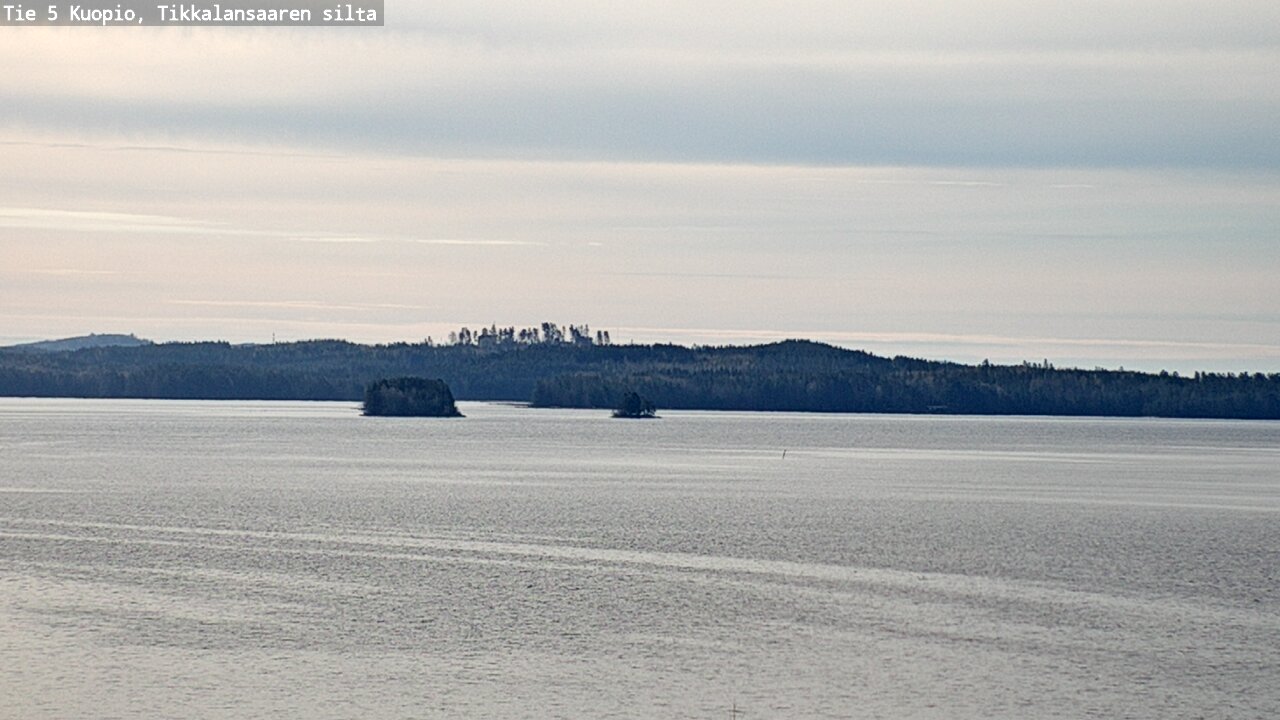 Weather Camera Image Väg 5 Kuopio, Tikkalansaari, Kuopio, Pohjois-Savo