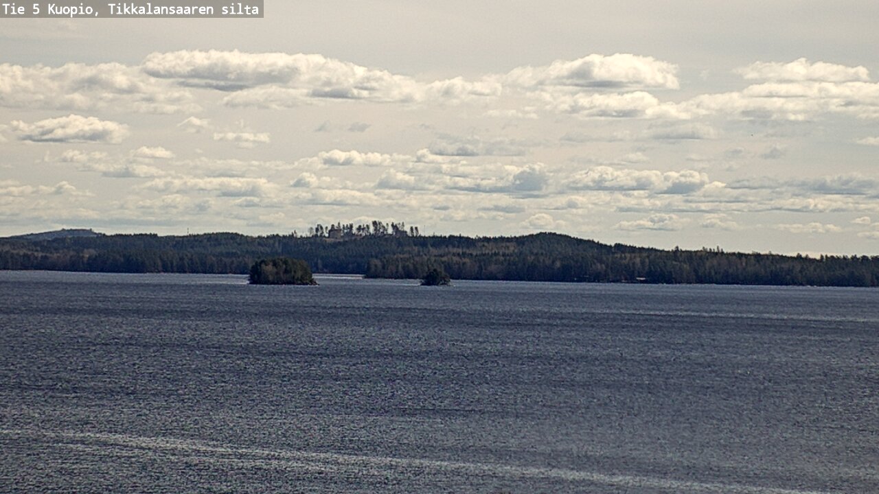 Weather Camera Image Väg 5 Kuopio, Tikkalansaari, Kuopio, Pohjois-Savo