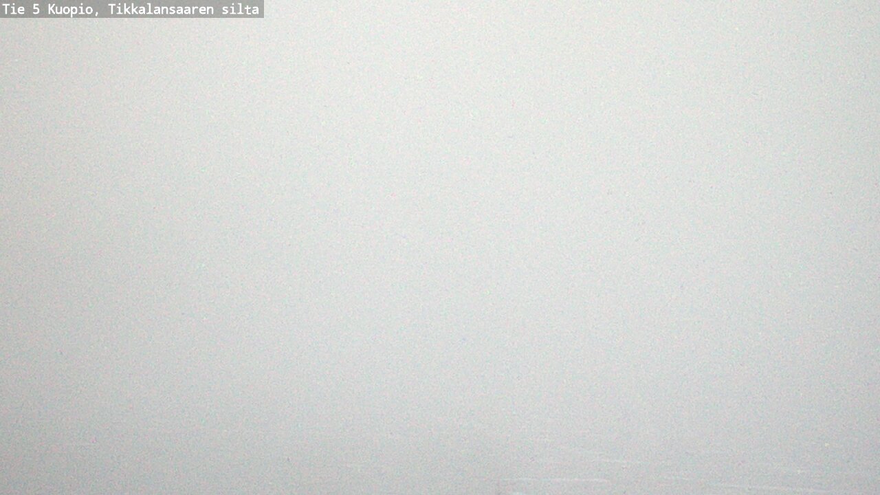 Weather Camera Image Road 5 Kuopio, Tikkalansaari, Kuopio, Pohjois-Savo