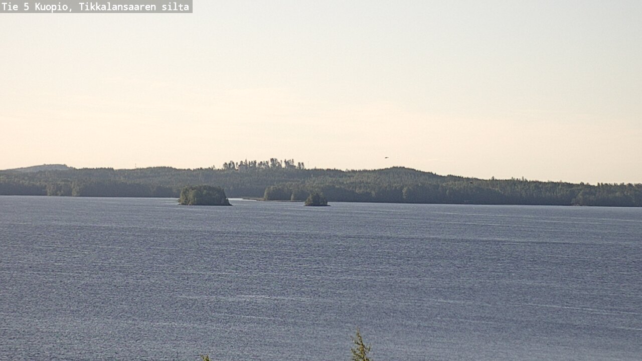Weather Camera Image Road 5 Kuopio, Tikkalansaari, Kuopio, Pohjois-Savo