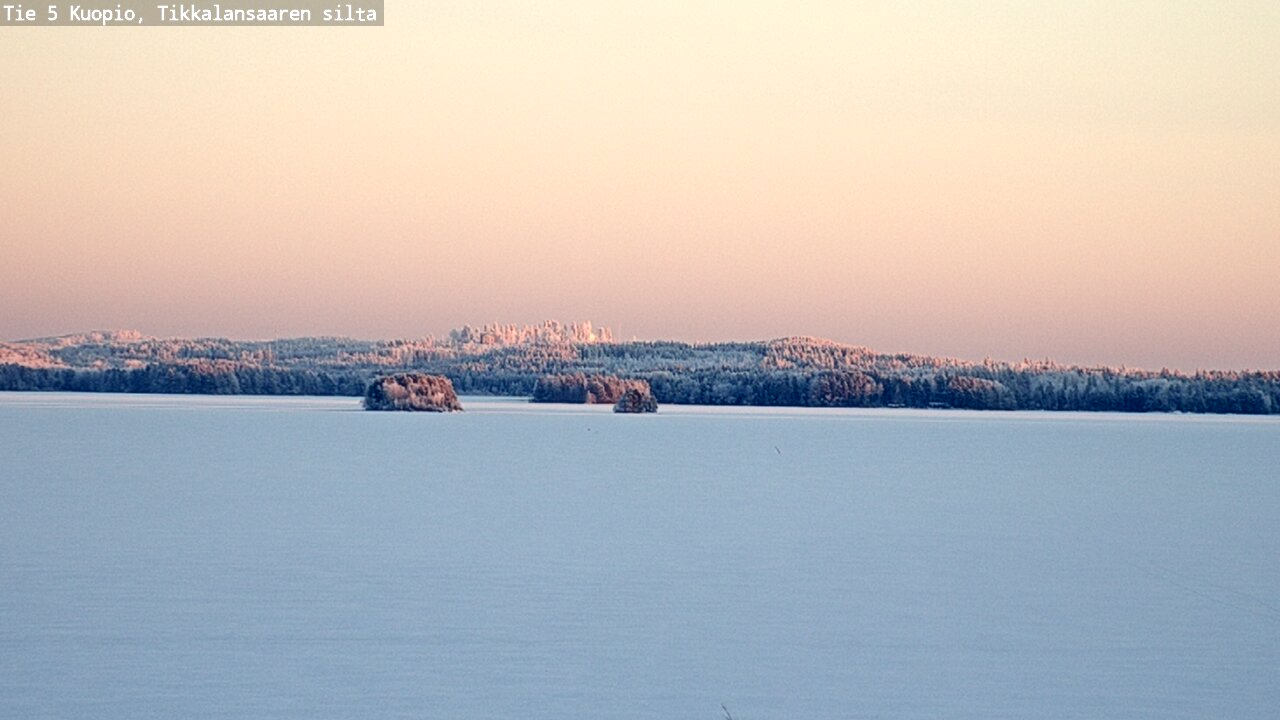 Weather Camera Image Väg 5 Kuopio, Tikkalansaari, Kuopio, Pohjois-Savo