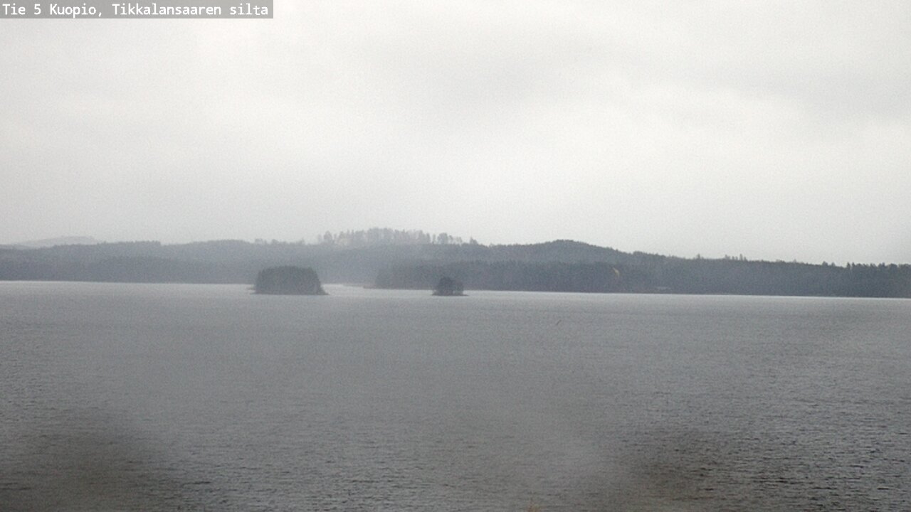 Weather Camera Image Väg 5 Kuopio, Tikkalansaari, Kuopio, Pohjois-Savo
