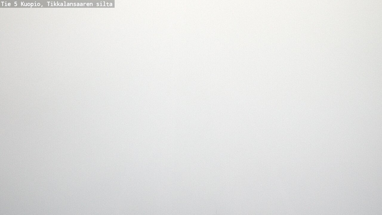 Weather Camera Image Road 5 Kuopio, Tikkalansaari, Kuopio, Pohjois-Savo