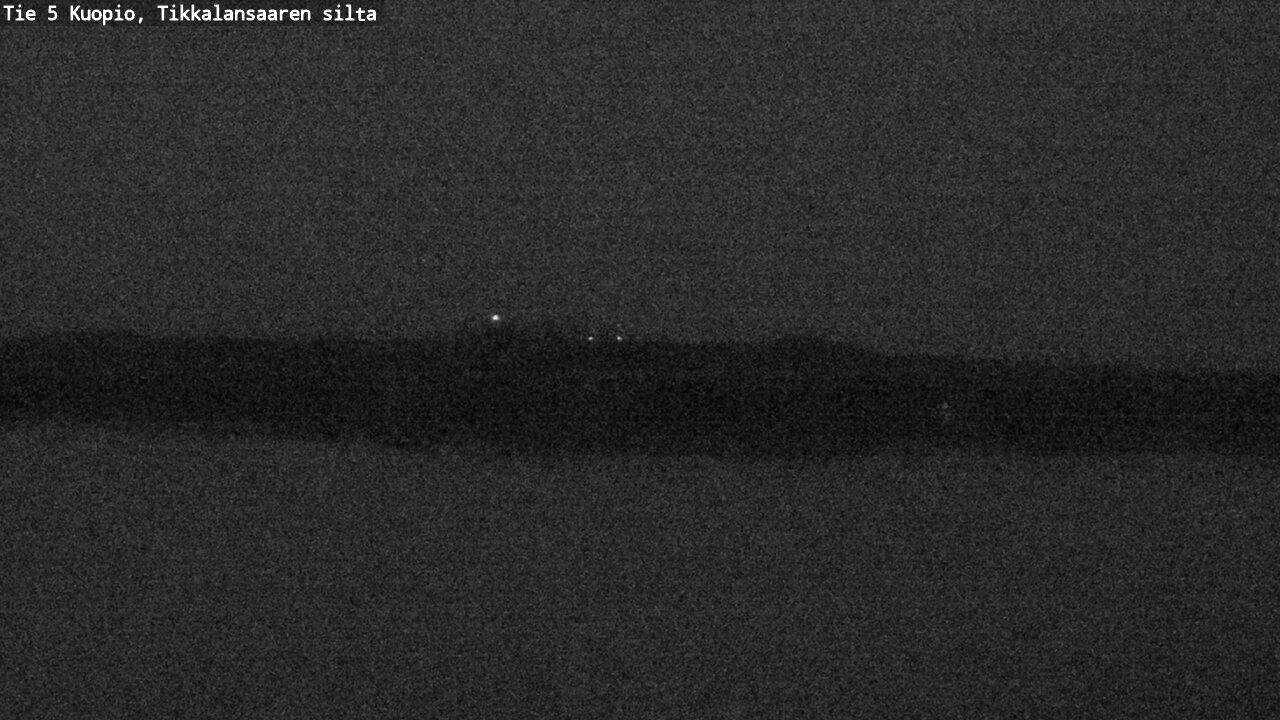 Weather Camera Image Road 5 Kuopio, Tikkalansaari, Kuopio, Pohjois-Savo